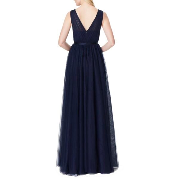 Aidan Mattox Womens Lace Front Embroidered Midi Dress